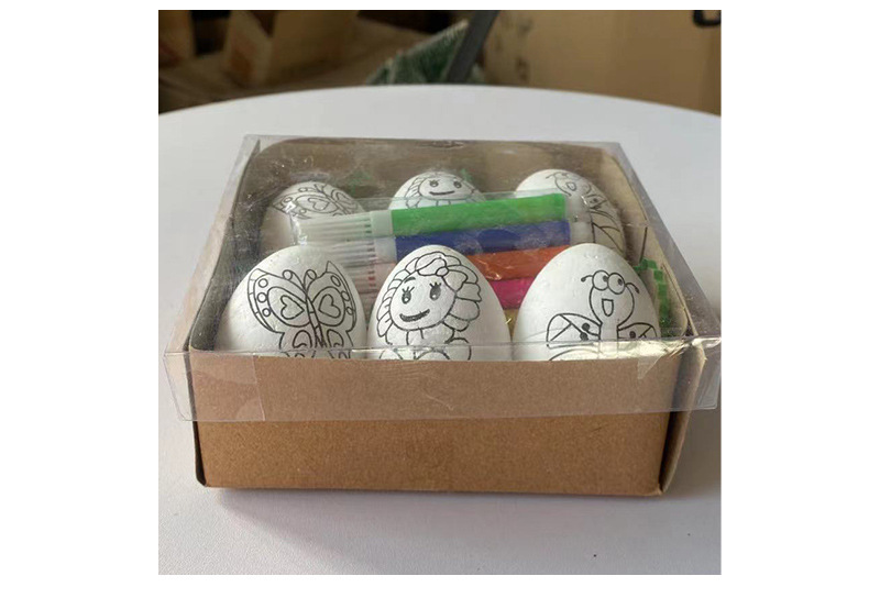 Ostern DIY handbemalte Eier Cartoon Haseneier handgemachte Geschenke für Kinder im Großhandel_voghion.com