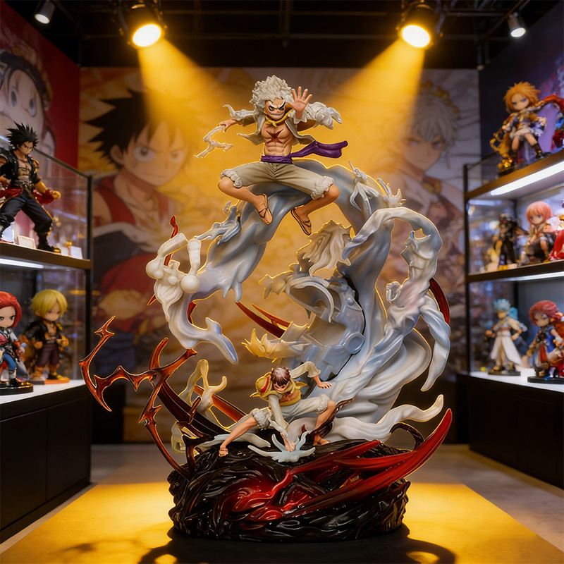 One Piece Gk Nika Lz Luffy Figure Gear Five Fruit Awakening Sun God with Base Anime Figurine Display Piece One Piece Gk Nika Lz Luffy Figure Gear Five Fruit Awakening Sun God with Base Anime Figurine Display Piece