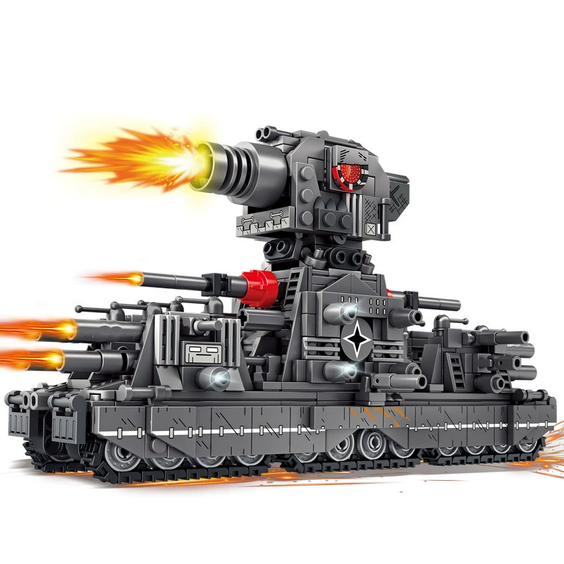 Набор строительных блоков Leyi 11055-58 Karl 44KV99 Ultimate Military Model Puzzle Assembly Building Blocks