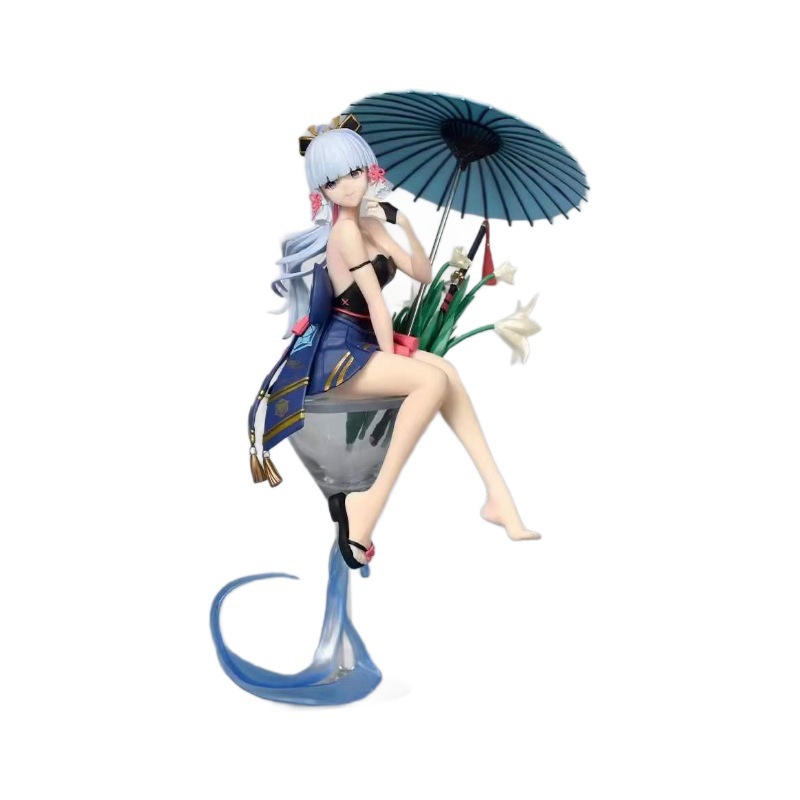 디 맨 클럽 게임 2 세대 GK 와인 유리 우산 신 링 후아 앉아 자세 손으로 만든 모델 장식품