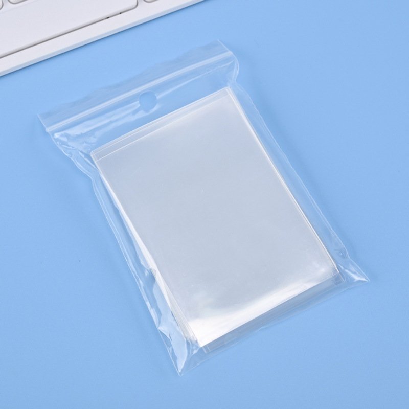 Gu Mei Gu Zi Ba Hao CPP bolsa autoadhesiva bolsa ziplock insignia redonda cuadrada Ba Hao bolsa tarjeta cubierta protectora de película 20 hilos