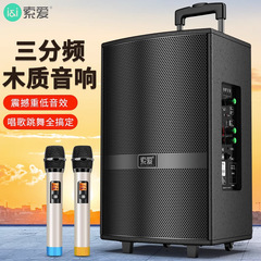 索愛f 37広場舞音響三分周波数重低音室外k歌生放送ギター楽器移動ラ