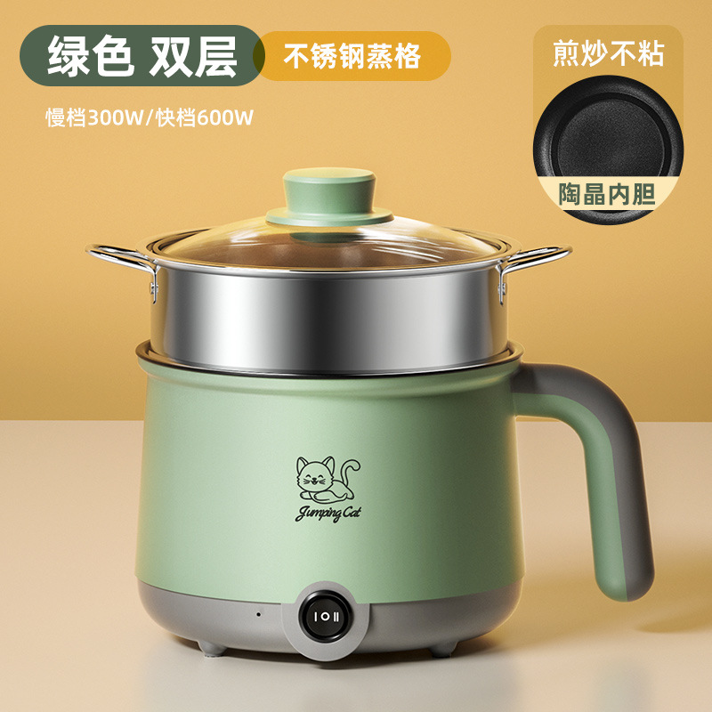 Серо-зеленый антипригарный+стальная клетка