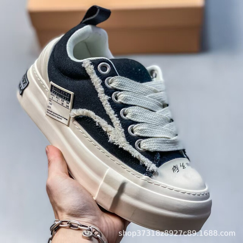 Putian Xvessel Fashionable Versatile Low-Top Sneakers, Thick-Soled Height-Increasing Couple's Casual Lifestyle Platform Shoes Putian Xvessel Fashionable Versatile Low-Top Sneakers, Thick-Soled Height-Increasing Couple's Casual Lifestyle Platform Shoes