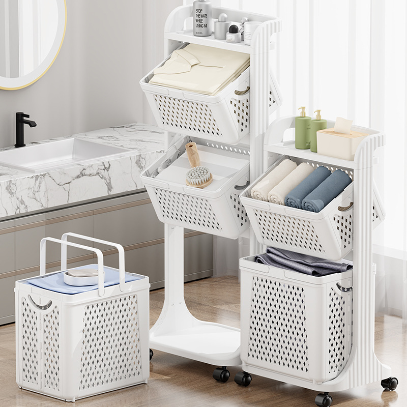 Dirty Clothes Basket, Laundry Basket, Bathroom Dirty Clothes Storage Basket, Clothes Basket, Storage Rack, Bathroom Clothes Basket