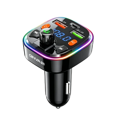 Bluetooth Hands-Free FM Transmitter, Car mp3