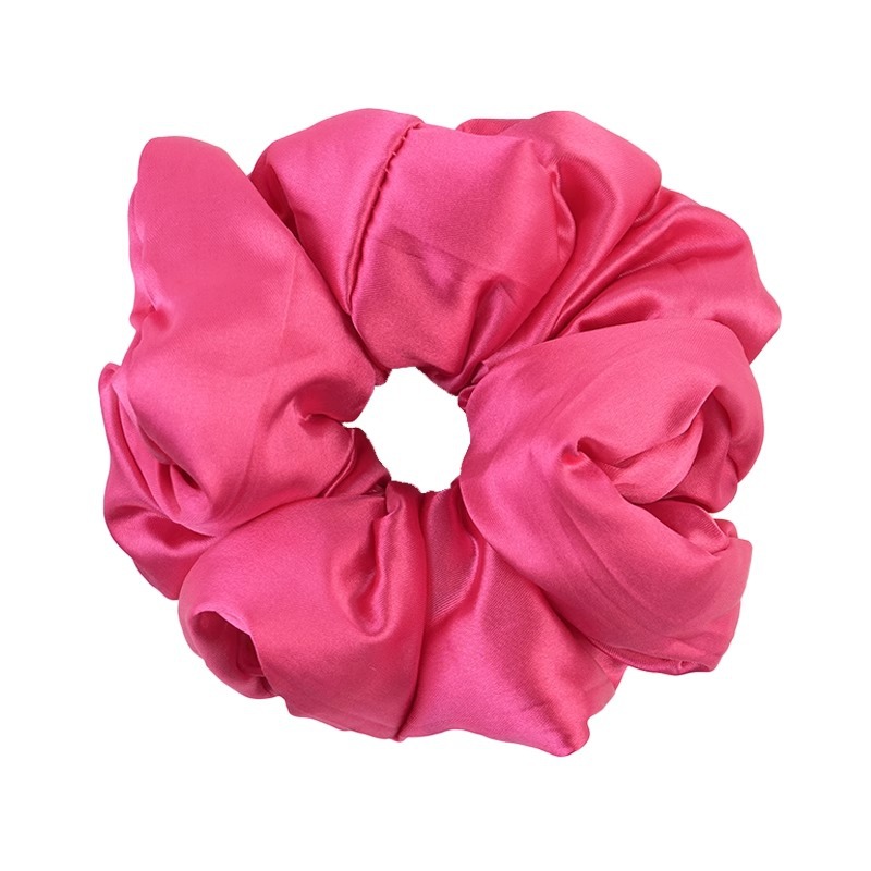 almohada de satén para dormir anillo de cabello red rojo 2025 nuevo anillo de cabello de intestino grueso cuerda de cabello para mujeres adultas bola de cabello adornos de cabello