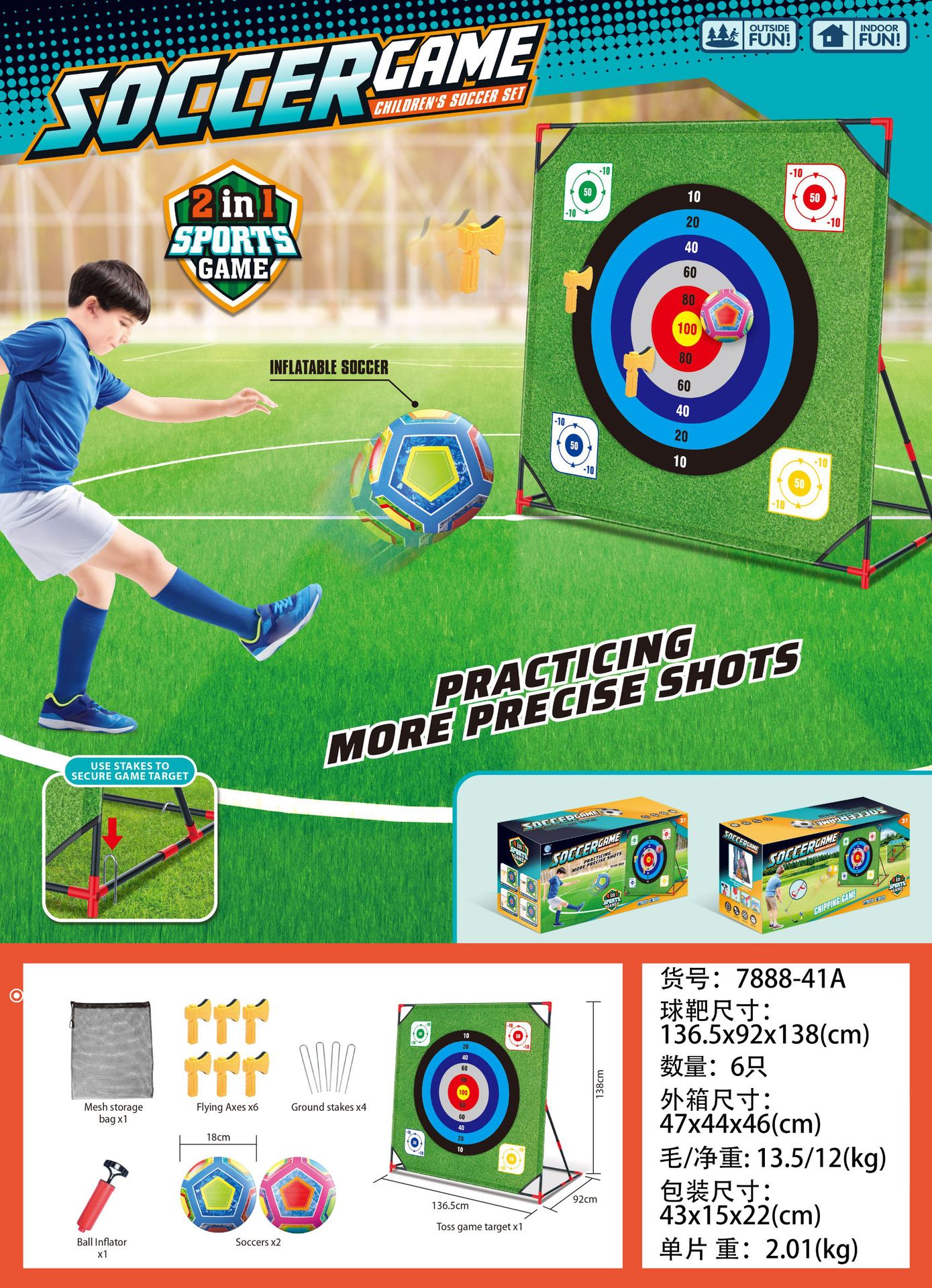 Fabricante de origen 40 juegos de alfombrillas de golf, práctica de objetivos para interiores y exteriores, juguetes deportivos de golf de ocio