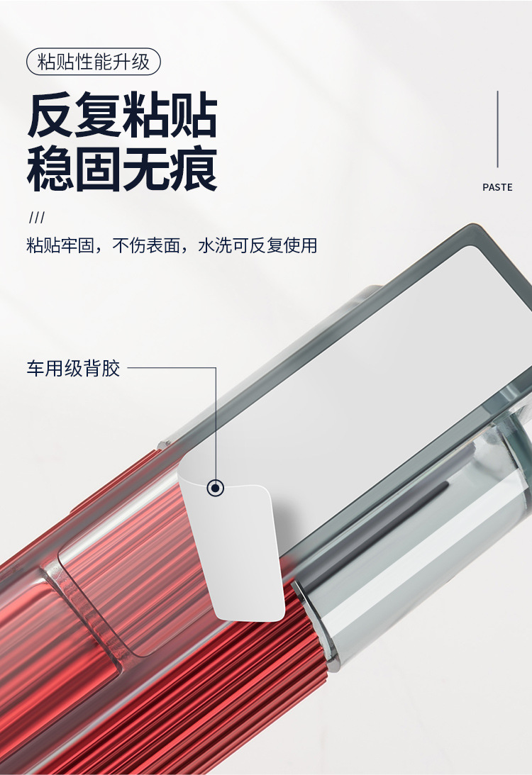 Car temporary parking sign multifunctional emergency broken window rolling hidden luminous double number car moving parking sign