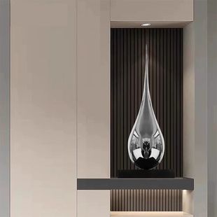 Light Luxury Water Drop Ornaments Living Room Entrance Hotel Lobby Sculpture Art Dripping Modern Simple High-end Decorations