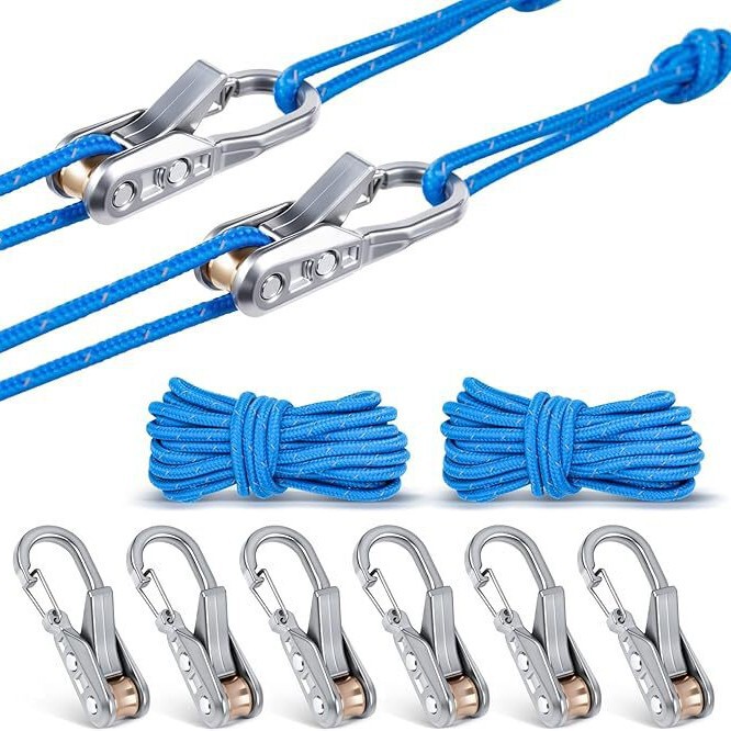 Cross-Border New Product Rope Puller Accessories, Paracord Hooks, Outdoor Practical Rope Fastening Tools, Manufacturer Wholesale