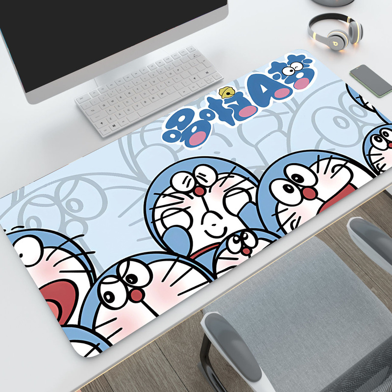 ドラえもんマウスパッドかわいい大サイズのコンピューターキーボードのデスクパッド|undefined