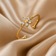 �羳�¿�18k��ɫ�����~���ʯ�_�ڽ�ָ �p�ݸ߼��в���ɫ��ָŮ