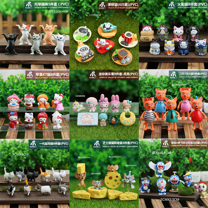 Hand-Made Cheese Cat Enchanting Cat Series Doll Ornaments Private Cat Model Micro Landscape Decoration Hand-Made Cheese Cat Enchanting Cat Series Doll Ornaments Private Cat Model Micro Landscape Decoration