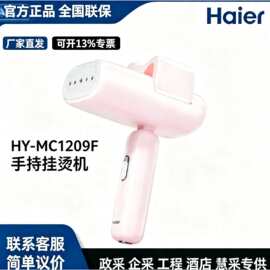 海.尔 手持挂烫机电熨斗家用小型便携折叠款平挂两用 HY-MC1209F