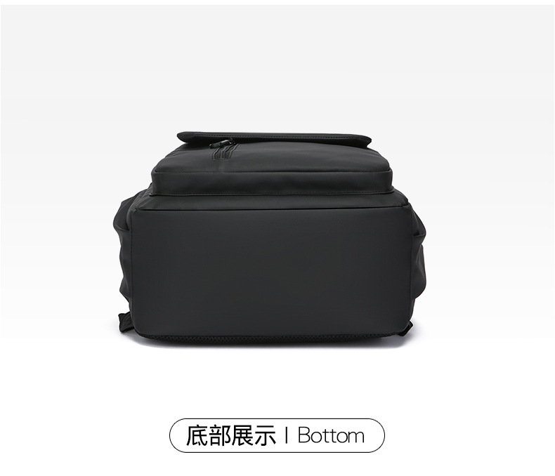 Wholesale of in-stock commuting and business backpacks for men, simple and large-capacity USB charging laptop bags, and student schoolbags undefined
