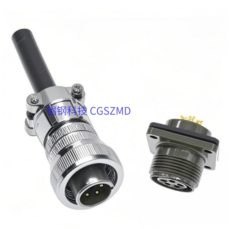 MS3106A-18-21P Բ��������MIL-DTL-5015 3оCA3108 angled plug