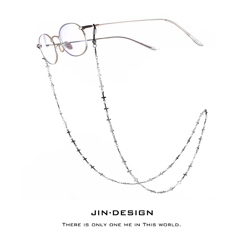 Цепочка для очков для женщин, японская титановая сталь, подвесная цепочка для шеи в стиле ретро, ​​цепочка для солнцезащитных очков в стиле Лолиты, маска, ремешок, мужская цепочка для солнцезащитных очков