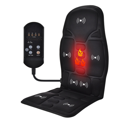 HISOME car heated massage seat cushion, home car dual-purpose seat heating cushion, plug-in heating chair cushion