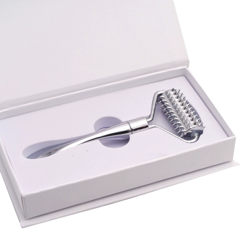 Костюм цинковый сплав микро игла Массажная палочка для лица Крем-ложка палка микро игла роликовая ложка для лица специальный импортный инструмент для похудения лица