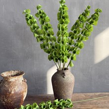 仿真叶材手感大贝母尤加利贝壳叶配材家居装饰 花艺造景 样板间花