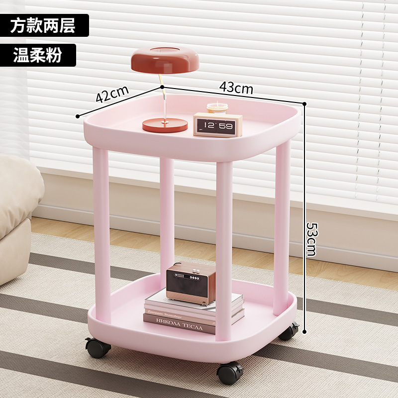 [스퀘어 스타일] 라지 사이즈 - 큐트 핑크