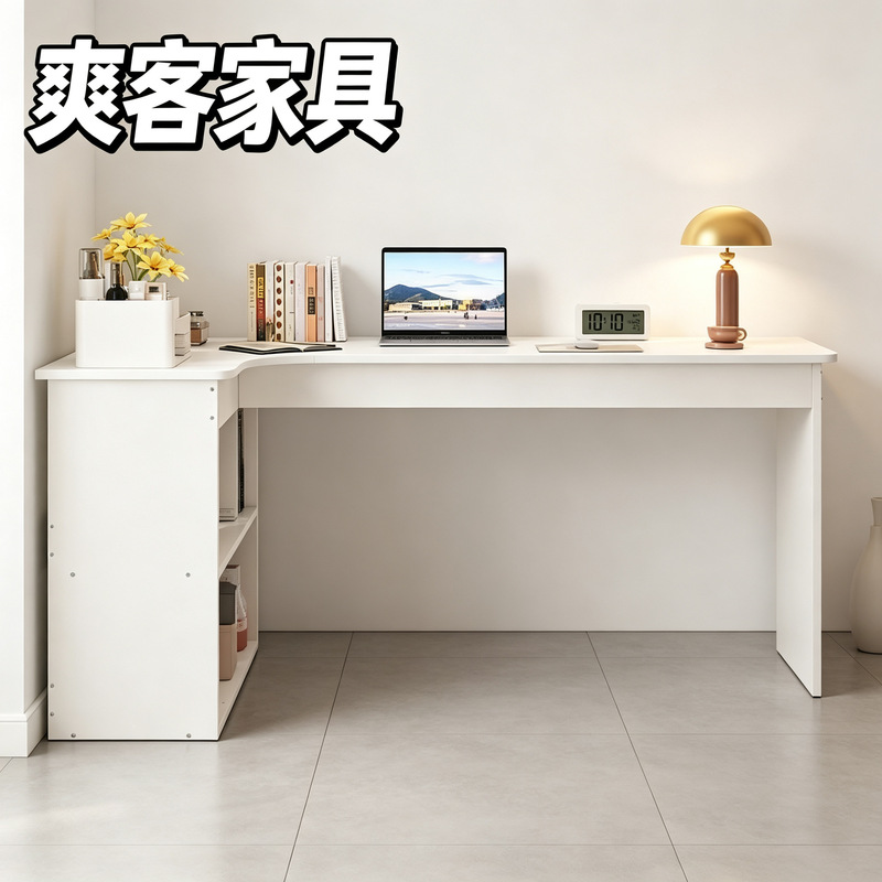 Bedroom Home-Use Table, Multifunctional Corner Desk, Bookshelf Integrated Computer Desk, Storage Cabinet Integrated Corner Desk Bedroom Home-Use Table, Multifunctional Corner Desk, Bookshelf Integrated Computer Desk, Storage Cabinet Integrated Corner Desk