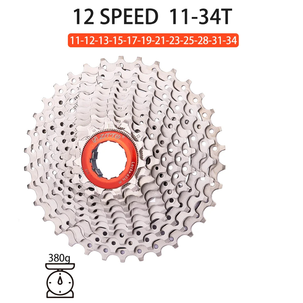 12 velocidades 34T plata