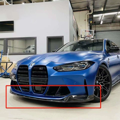 Suitable for Bmw M3 M4 G80 G82 Mp Model Carbon Fiber Front Lip Carbon Fiber Modification Parts Full Surround