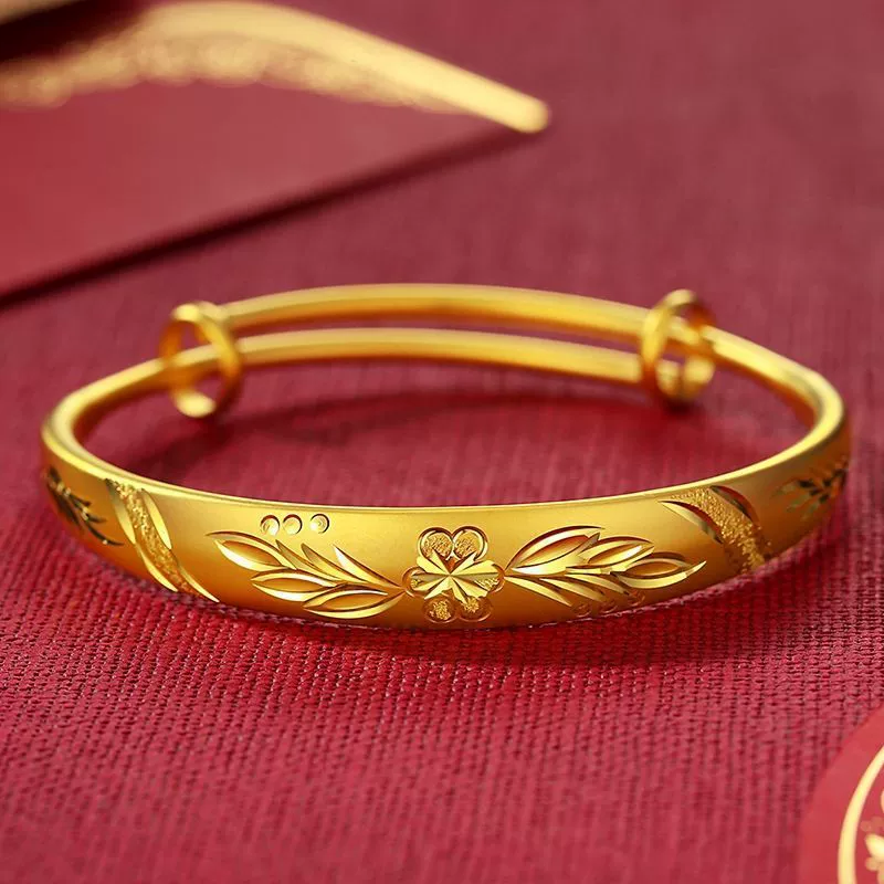 Golden adjustable fashionable gold bracelet, wholesale