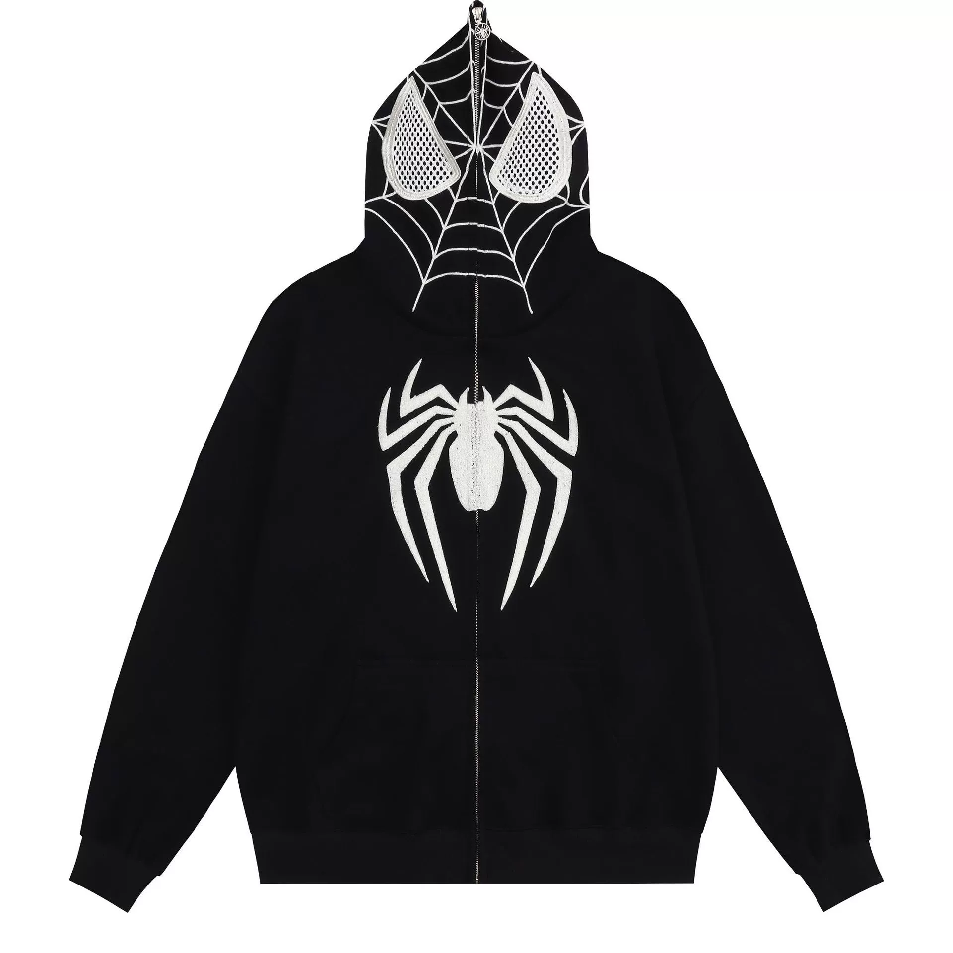 small design hoody with zipper, cardigan, American style