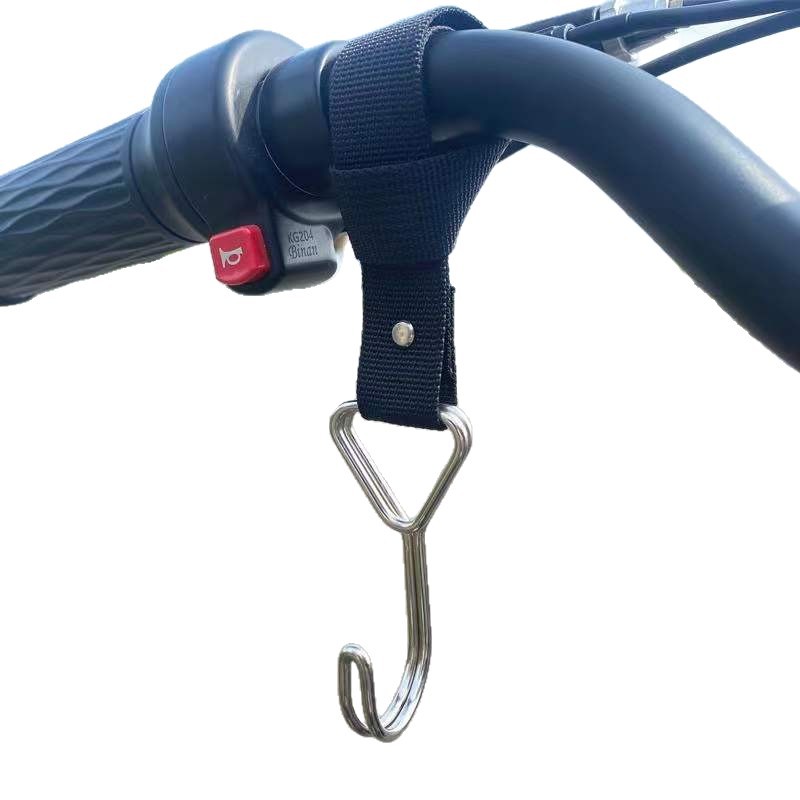 gancho de acero inoxidable para automóviles eléctricos, gancho de batería para automóviles sin perforación, pequeño gancho general para motocicleta autónoma, frente