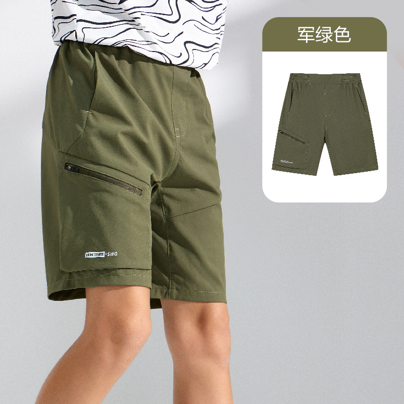 KK Tree pantalones de secado rápido para niños pantalones cortos para niños Pantalones deportivos para niñas pantalones de verano Pantalones finos para niños medianos y grandes ropa exterior