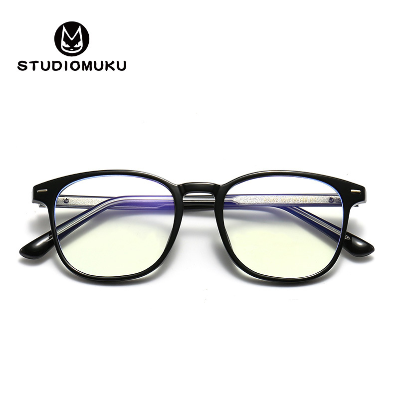 STUDIOMUKU mu fresco miopía gafas marco hombres y mujeres gafas marco retro cuadrado gafas de miopía de moda de los hombres