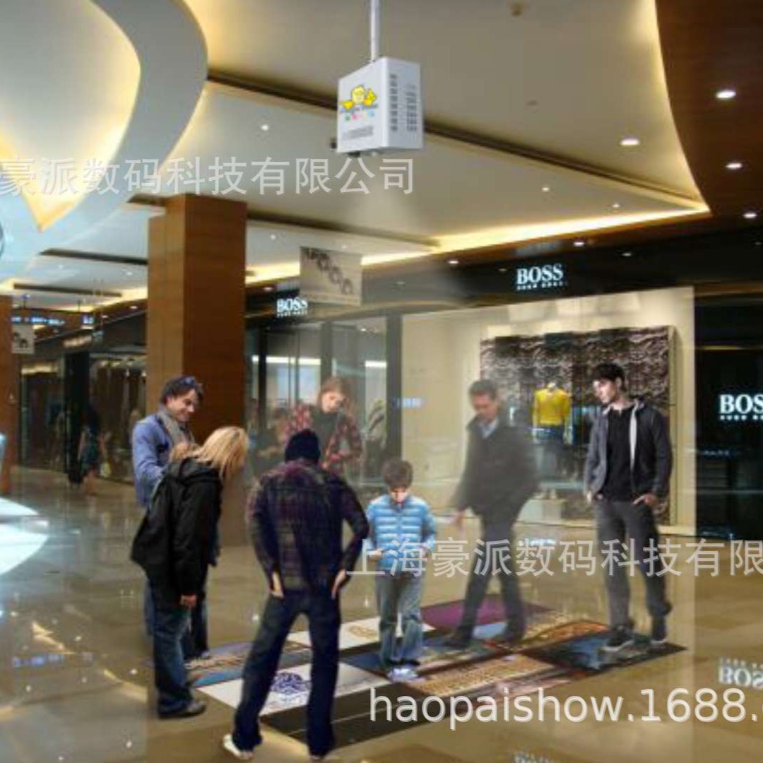 魔幻地面互动投影幼教机构儿童康复中心超市医院博物馆商场餐饮