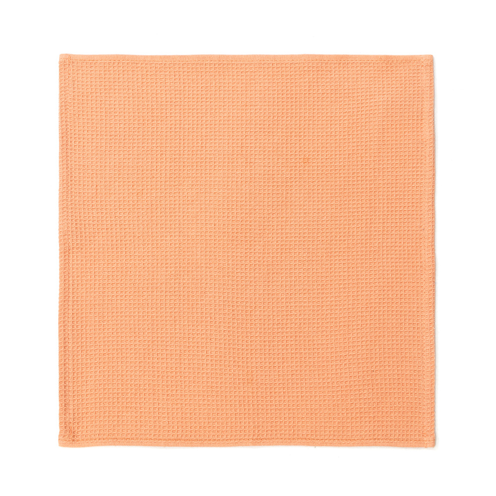 Etiquetado transfronterizo algodón toalla de cocina waffle simple piña toalla cuadrada multifuncional toalla de limpieza