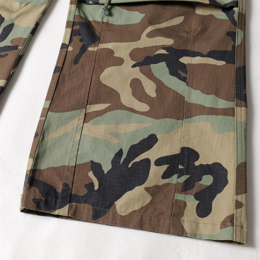 Pantaloni cargo multitasche alla moda, stile americano, da paracadutista, sportivi, casual, larghi e plissettati, da uomo, mimetici_voghion.com