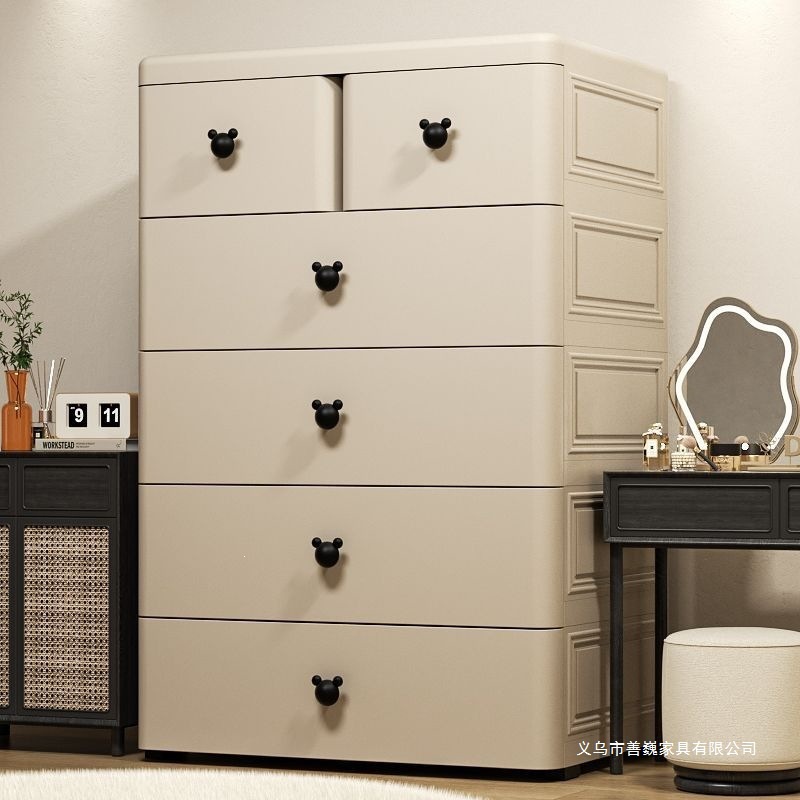 Baby Wardrobe Home Storage Cabinet Drawer-Type Multi-Layer Living Room Storage Cabinet Children's Wardrobe Five-Drawer