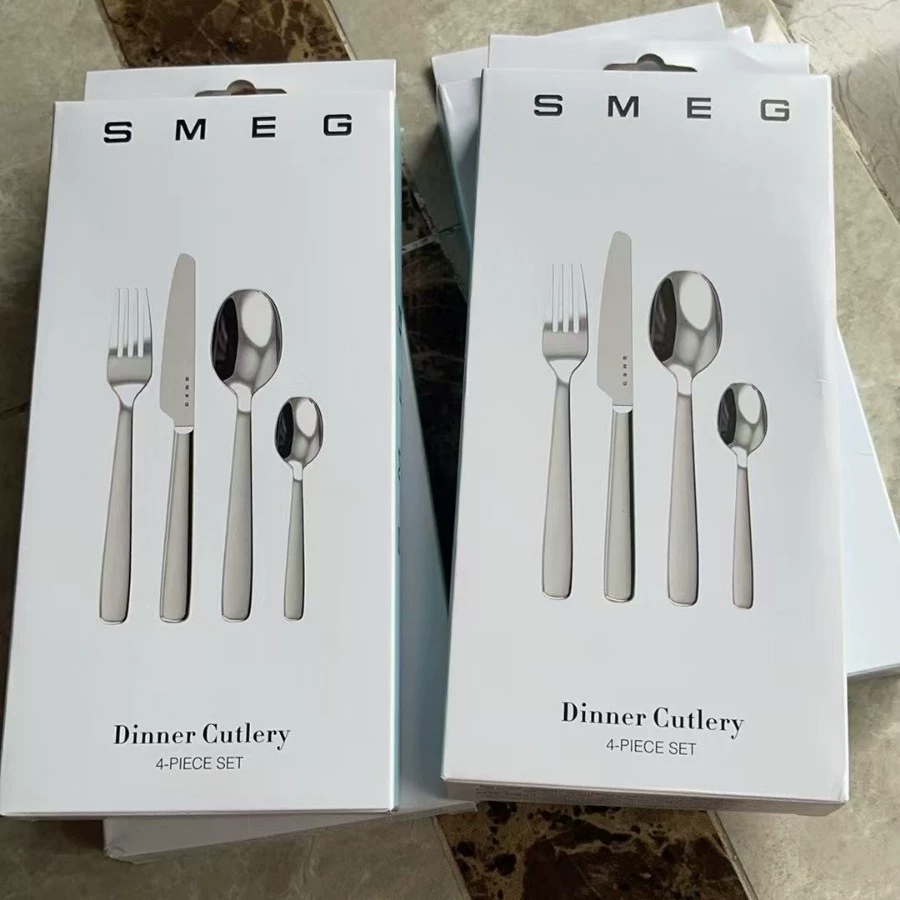 (Cross-border trading), tableware, set, spoon, fork stainless steel, 4 piece set
