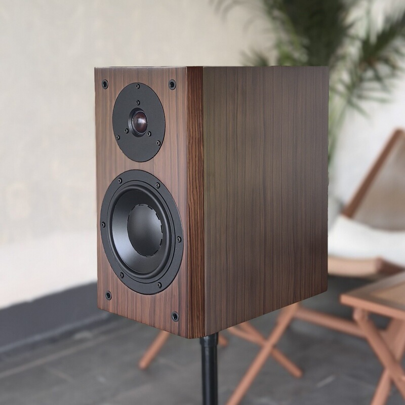 Ethan 40th Anniversary Finished Speaker 6.5inch Passive Two-Way Bookshelf Speaker White Glossy Walnut Solid Wood Finish Ethan 40th Anniversary Finished Speaker 6.5inch Passive Two-Way Bookshelf Speaker White Glossy Walnut Solid Wood Finish