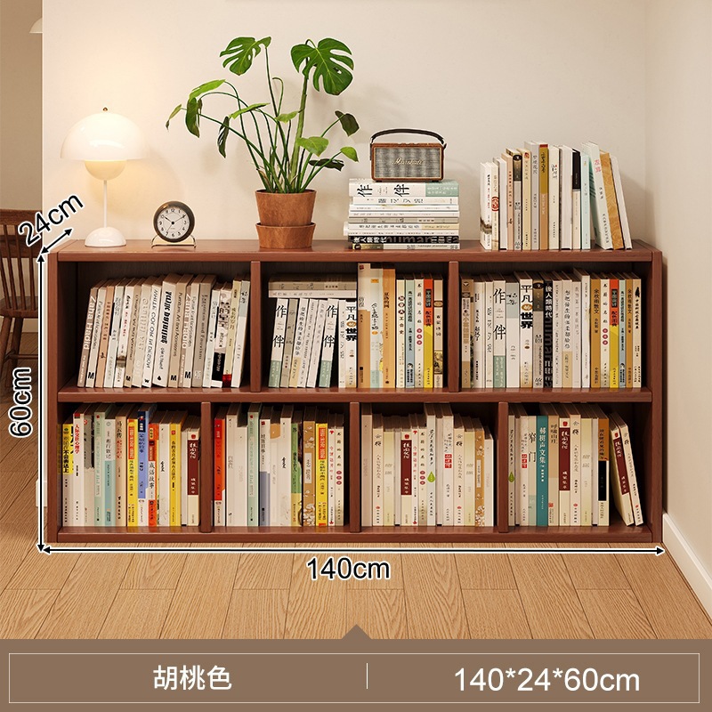 Estante de libros sala de estar estante de almacenamiento estante de escritorio de piso estante de almacenamiento de dormitorio hogar estante de almacenamiento de pared simple estante de cuadrillas multicapa