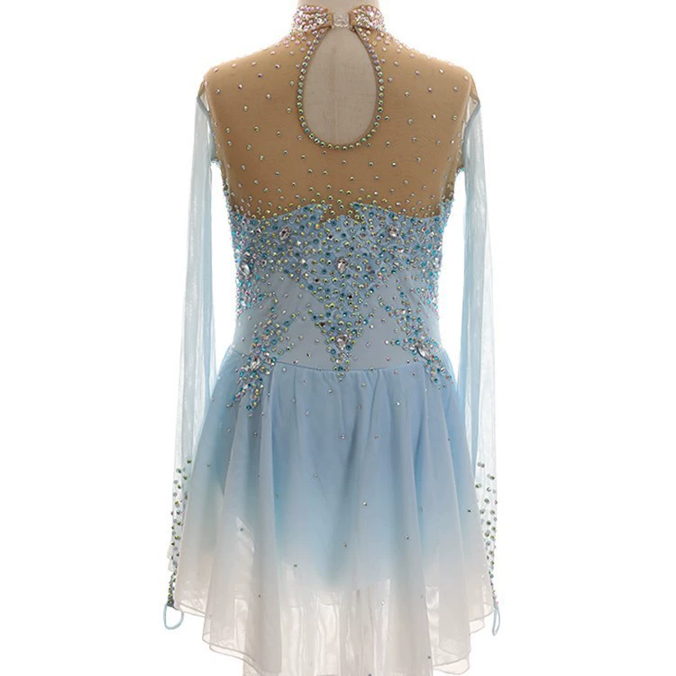 Детское платье для фигурного катания, из тюля
