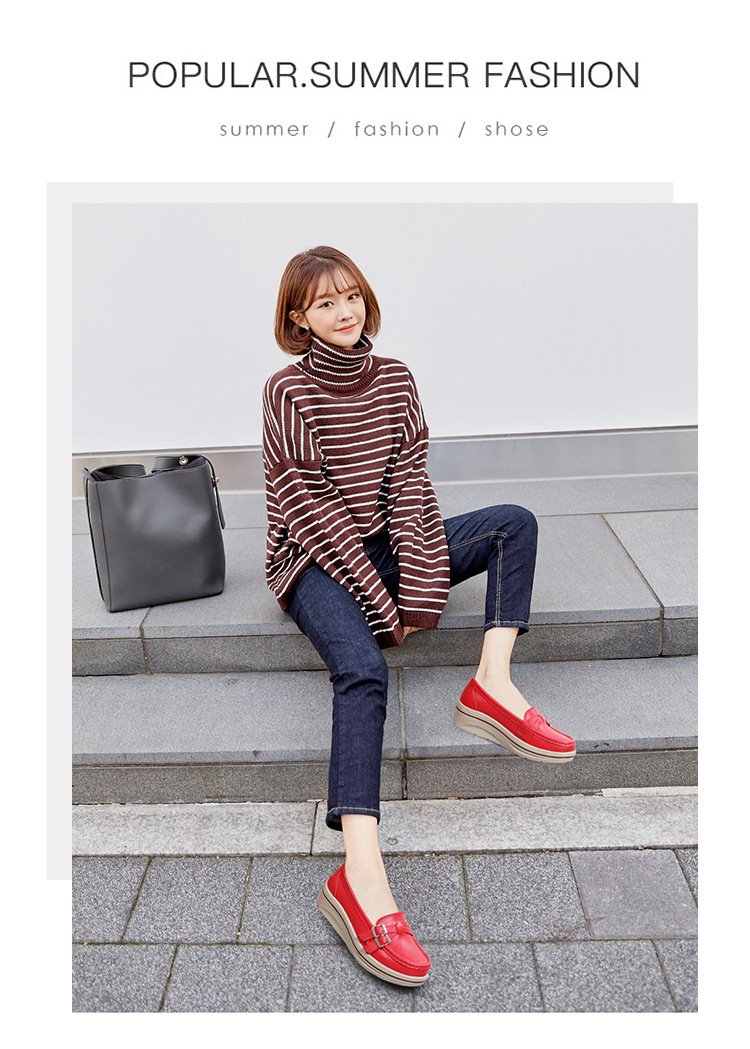 Comfortable Cowhide Leather Shoes