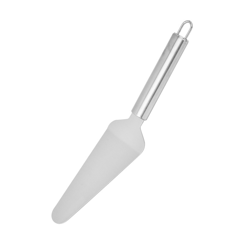 Utensilios para hornear, espátula para pasteles, espátula para pizza de acero inoxidable, espátula para cocinar alimentos, espátula triangular para queso, cuchillo para pizza