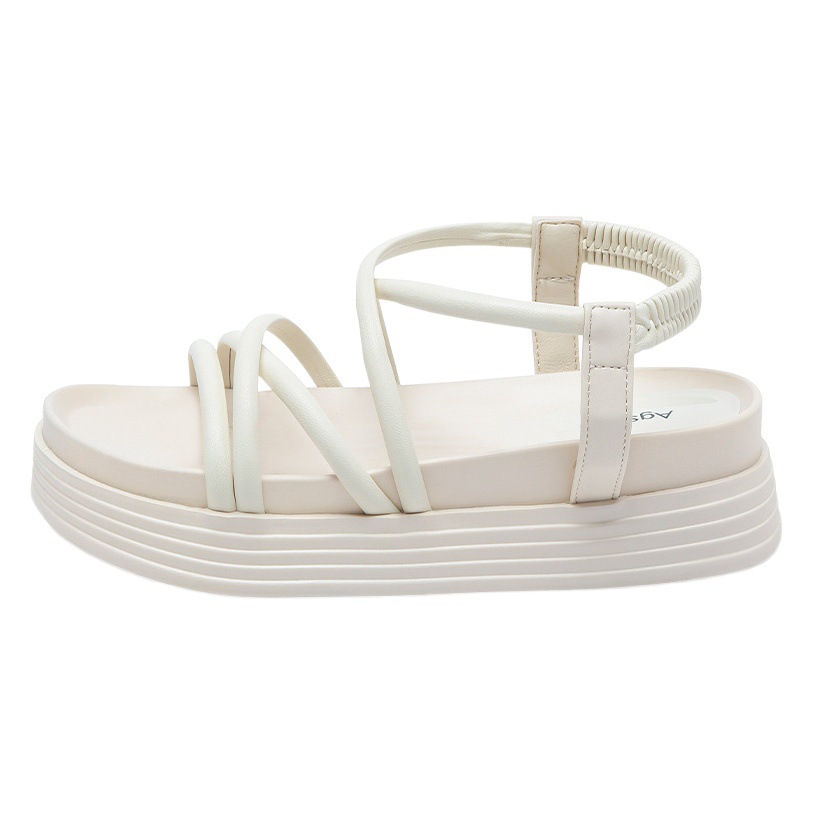 Augusto sandalias romanas para mujeres 2023 verano nuevo estilo de hadas estilo francés plataforma de alta calidad zapatos de playa moda