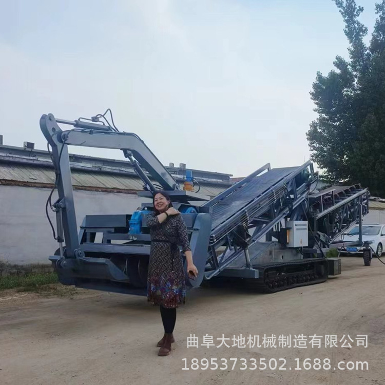 1000吨散料砂石扒料机 煤矸石装车输送机 堆料取料一体机