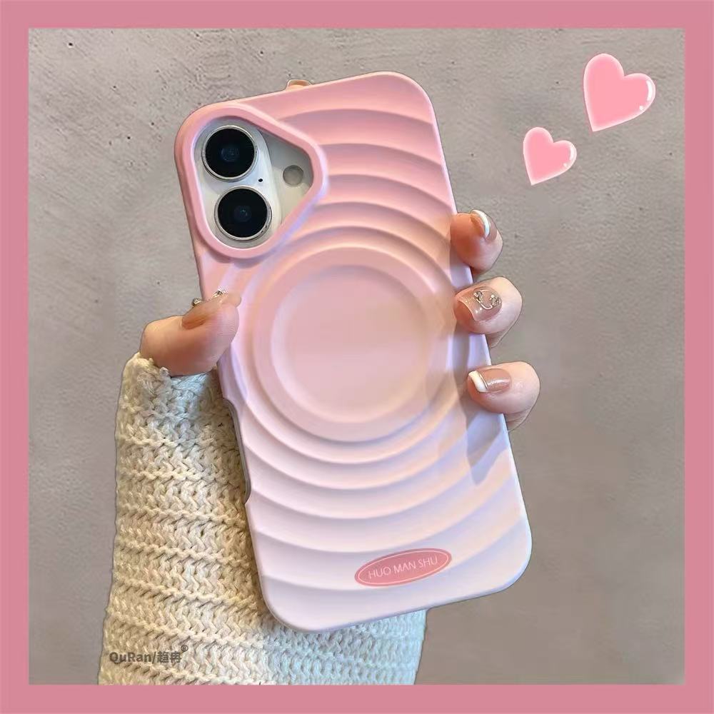 Corazón de niña coreana, lindas garras de gato para Apple 16ProMax funda para teléfono móvil 14/15 Creative 13 nicho 16Pro