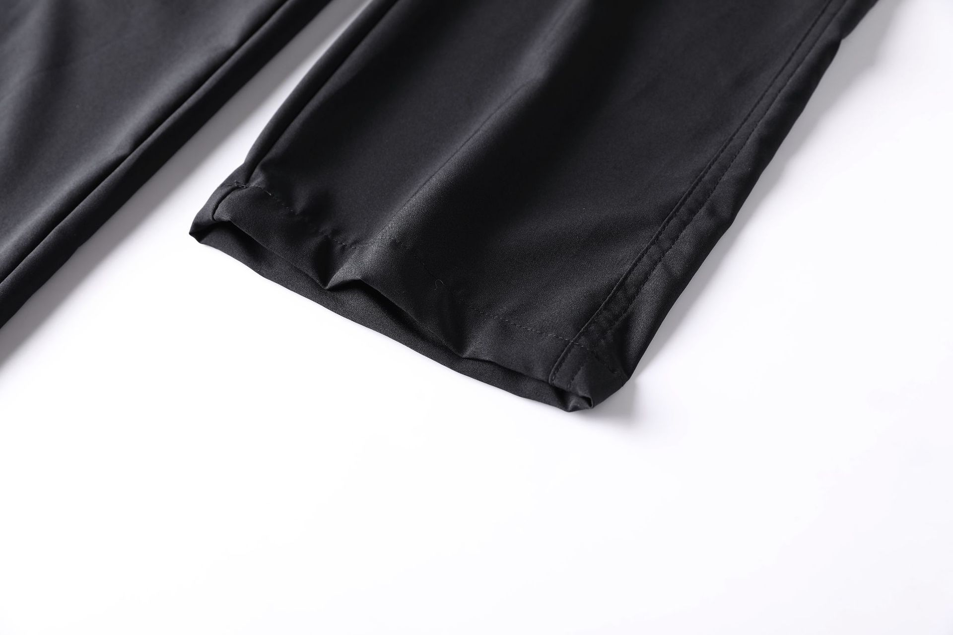 ​​Leichte Cargo-Wanderhose für Herren, Sommer-Outdoor-Arbeitshose mit schnelltrocknendem, winddichtem Stoff, gerader Schnitt für Reisen und Camping, Schwarz/Grau​​_voghion.com