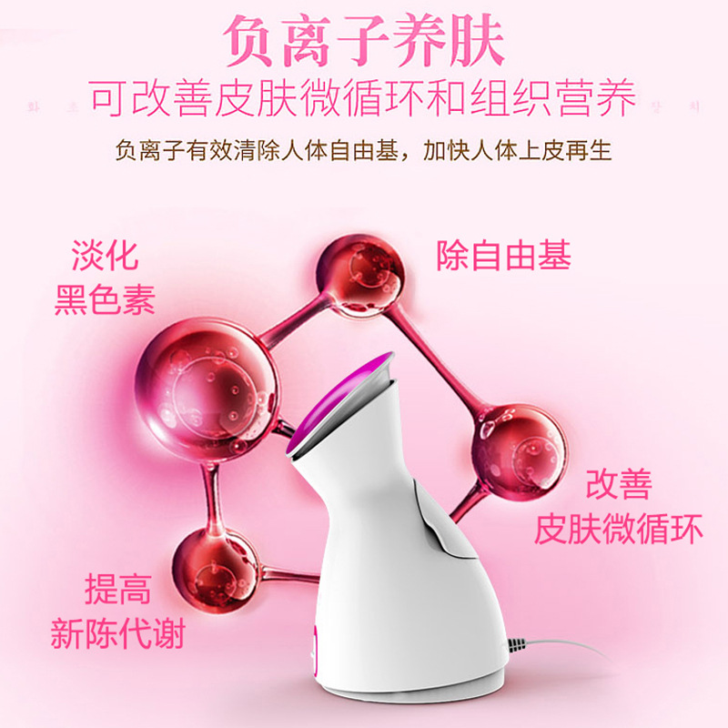 Household Steamer New Small Heat Steam Large Mist Facial Beauty Nanometer Hydrating Moisturizing Steamer