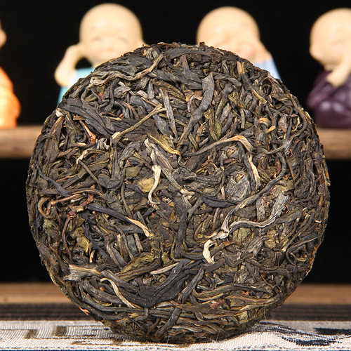 Wholesale Pu-erh raw tea cake Pu-erh raw ancient tree tea leaves High mountain aroma small cake Pu-erh seven seeds cake tea